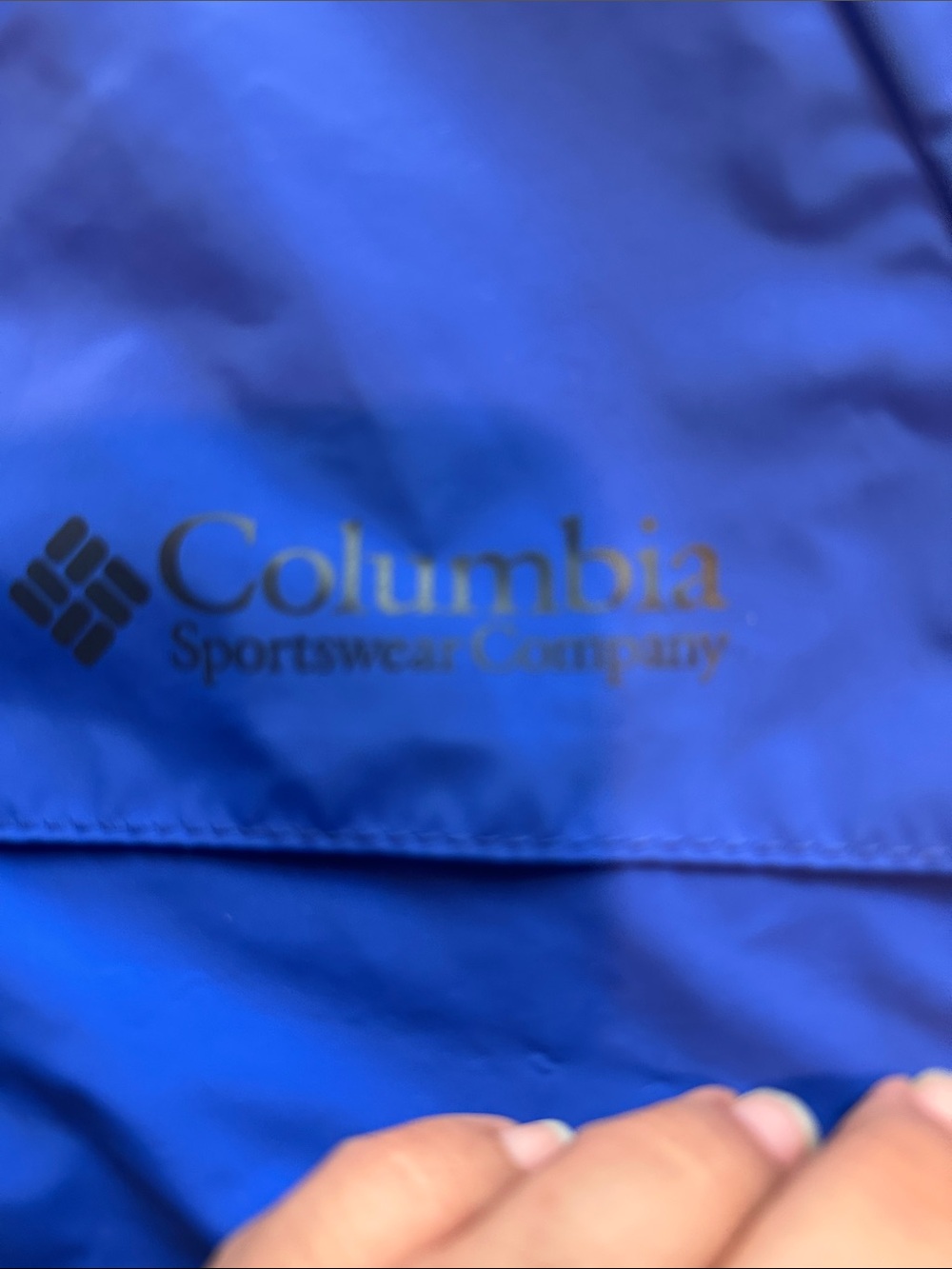 Columbia Royal Blue Hooded Raincoat - Picture 2 of 12